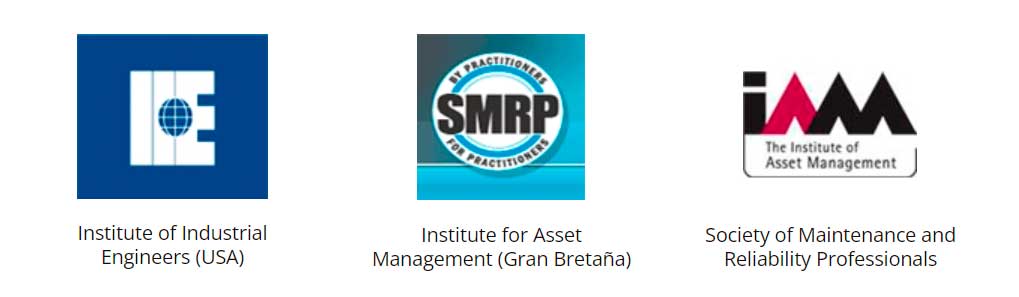 Associações profissionais IIE, SMRP e IAM